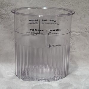 Ninja Creami Pint Container - 16 OZ Ice Cream Maker Replacement - No Lid - EC